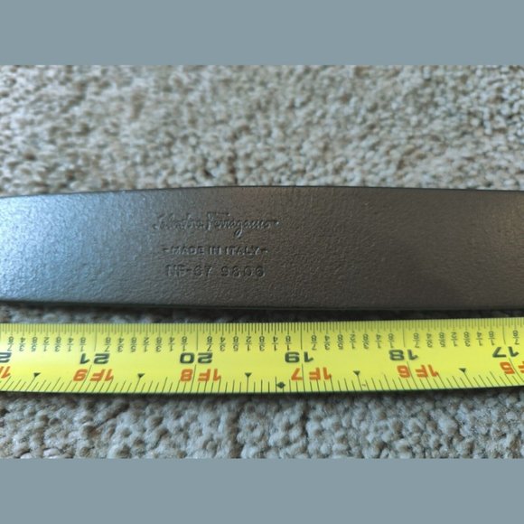 Salvatore Ferragamo BROWN Leather Belt Size 42 main image 4